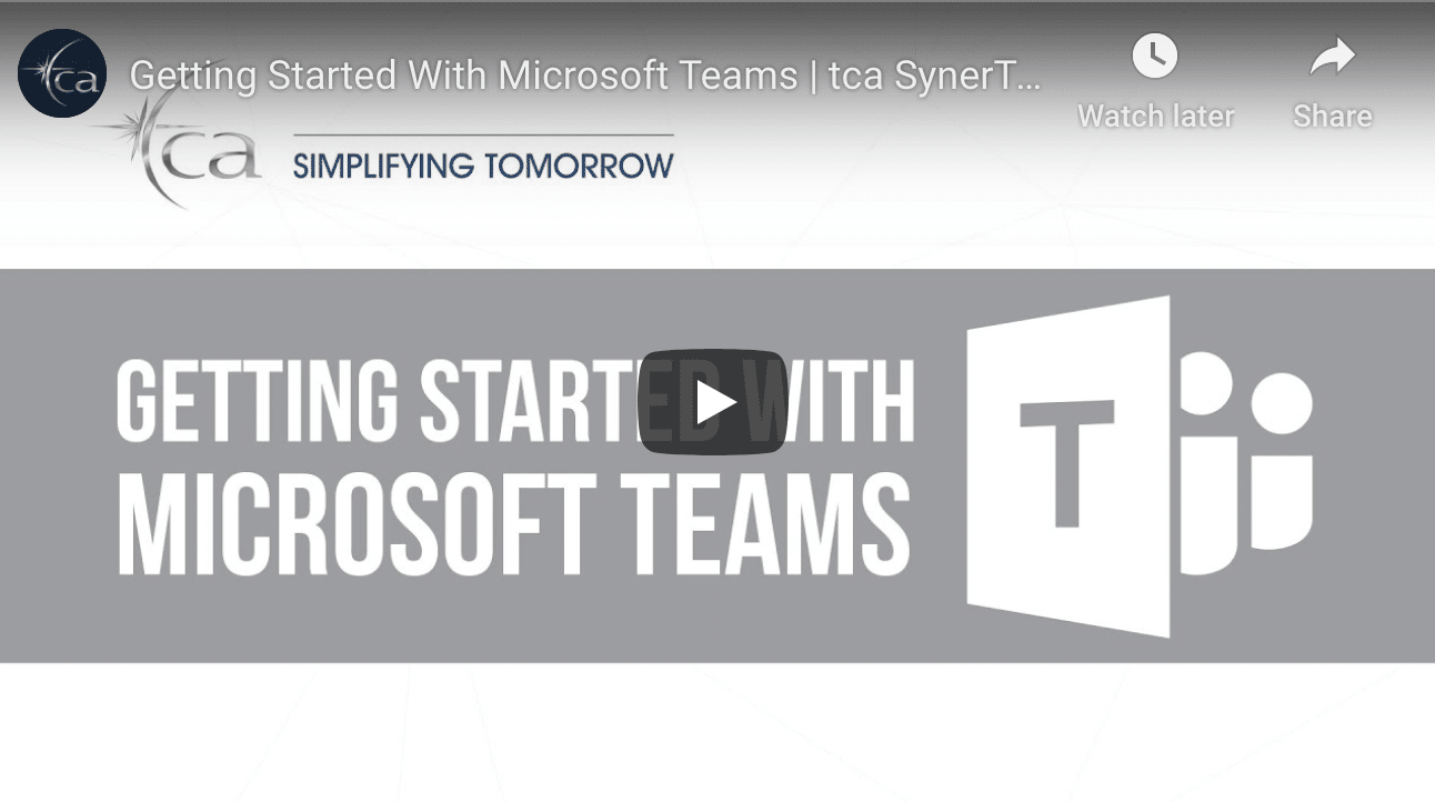 Getting Started With Microsoft Teams